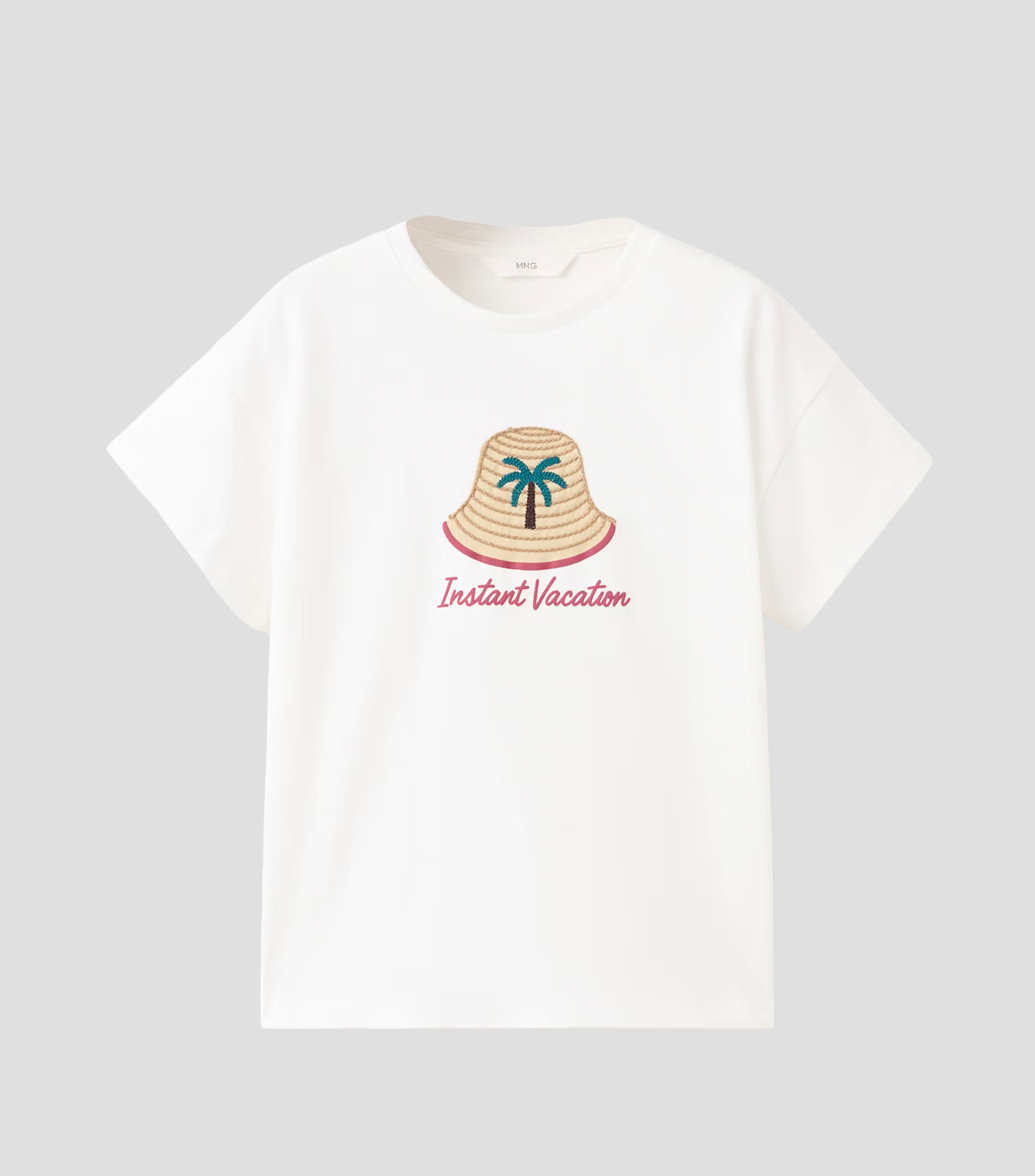 Playera cuello redondo manga corta fantasía Niña
